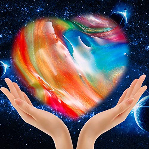 MiVRIU 24 Pack Ball Slime Party Favors - Soft, Scented Galaxy Slime Balls for Kids Ages 5-12