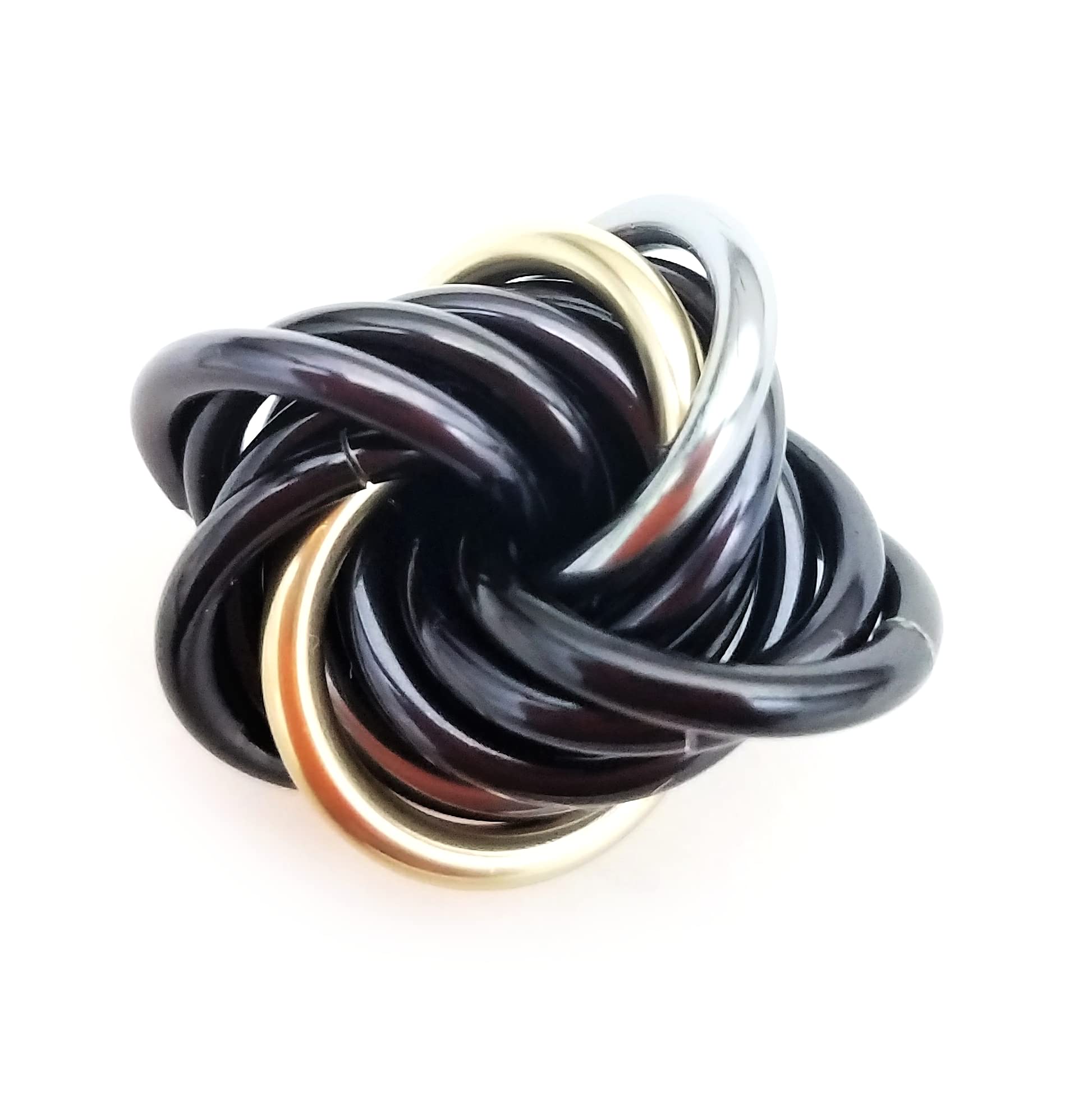Möbii Fidget Ball (Small, MultiColor) – Quiet Stress Relief Toy Handcrafted in USA