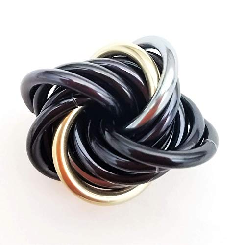 Möbii Fidget Ball (Small, MultiColor) – Quiet Stress Relief Toy Handcrafted in USA