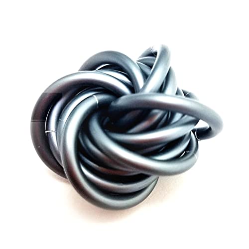 Möbii Fidget Ball (Small, Slate) – Quiet Mobius Stress Relief Toy for ADHD, Anxiety | Handcrafted USA
