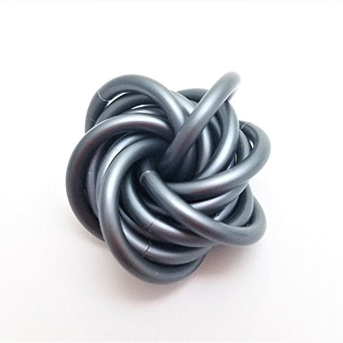 Möbii Fidget Ball (Small, Slate) – Quiet Mobius Stress Relief Toy for ADHD, Anxiety | Handcrafted USA