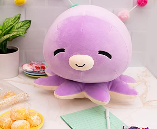 MochiOshis 12-Inch Ibuki Inkyoshi Plush Toy - Purple Octopus Stuffed Animal, Kawaii Collectible