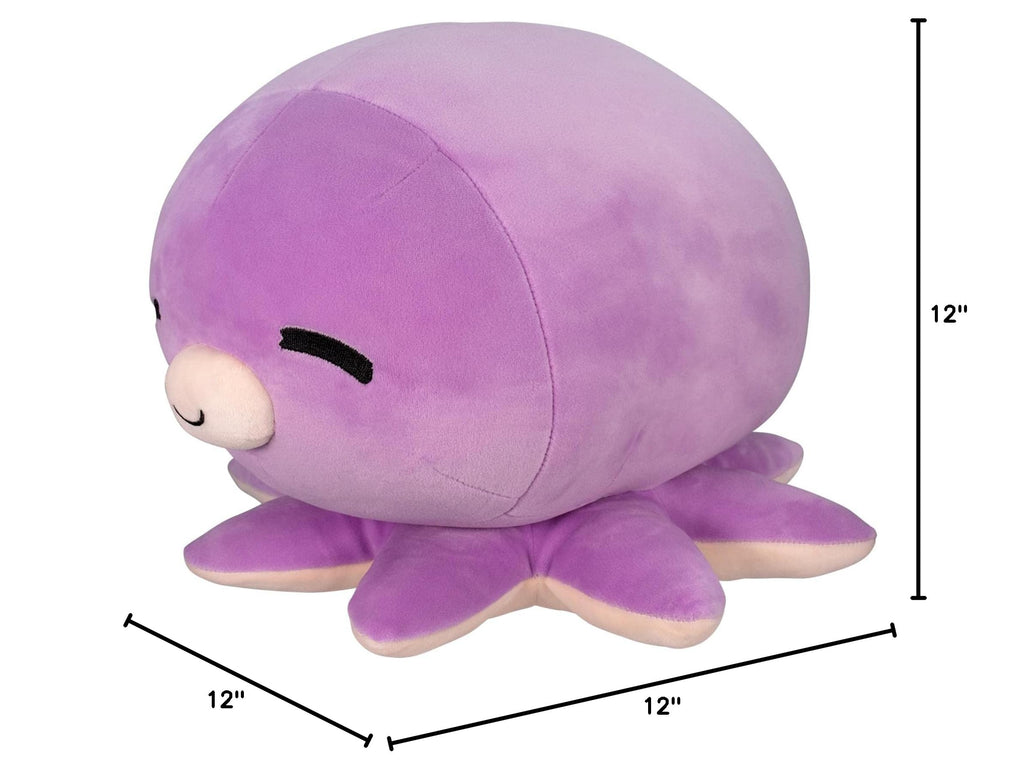 MochiOshis 12-Inch Ibuki Inkyoshi Plush Toy - Purple Octopus Stuffed Animal, Kawaii Collectible