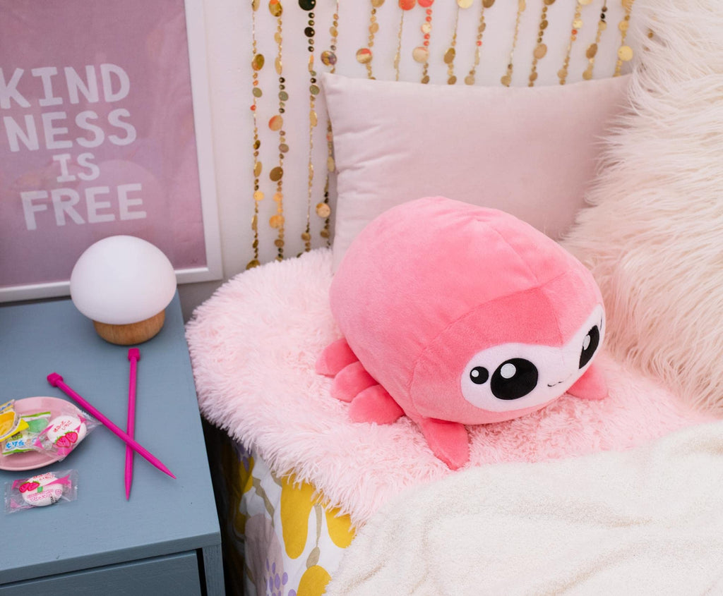 MochiOshis 12-Inch Wakana Webboshi Pink Spider Plush – Soft Kawaii Stuffed Toy