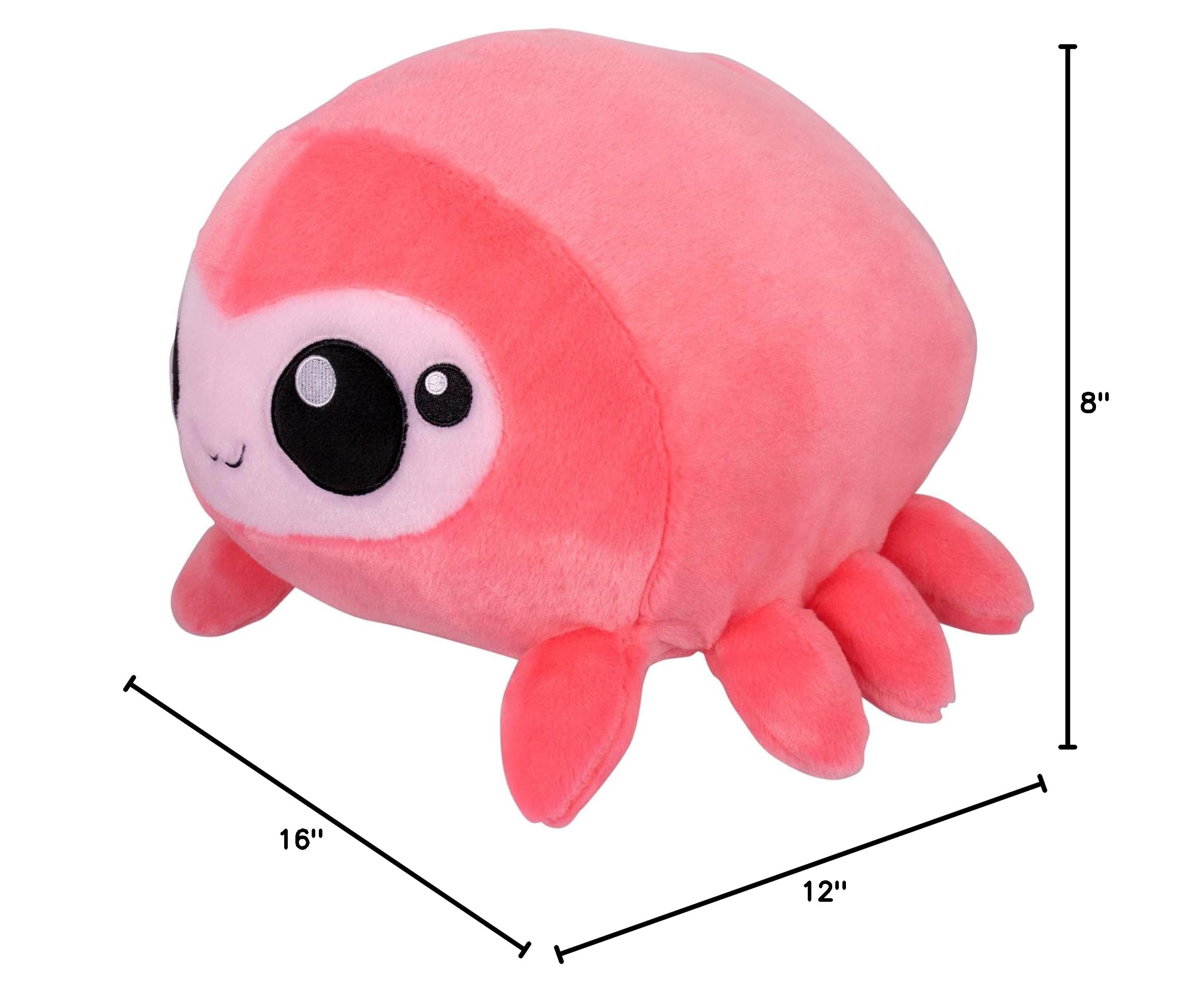 MochiOshis 12-Inch Wakana Webboshi Pink Spider Plush – Soft Kawaii Stuffed Toy