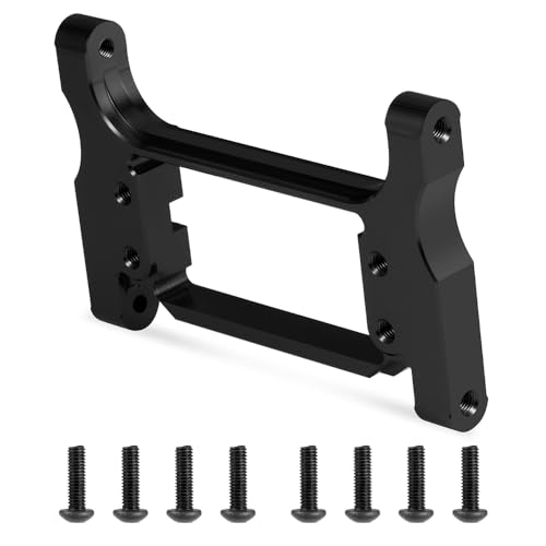 MOHERO Aluminum CNC Front Steering Servo Mount Upgrade for TRX-4 Crawler (Black)