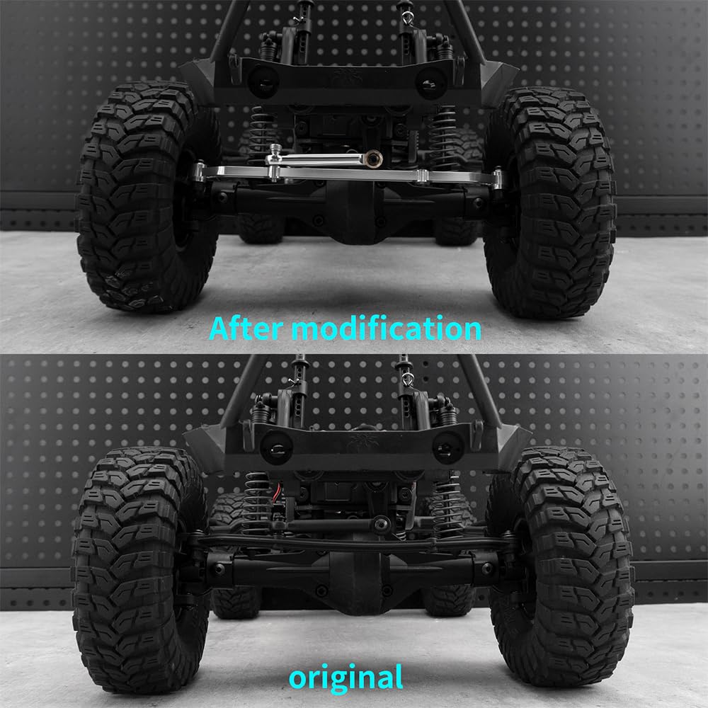 MOHERO Aluminum Steering Link Arm for Axial SCX10 – Upgrade Tie Rod