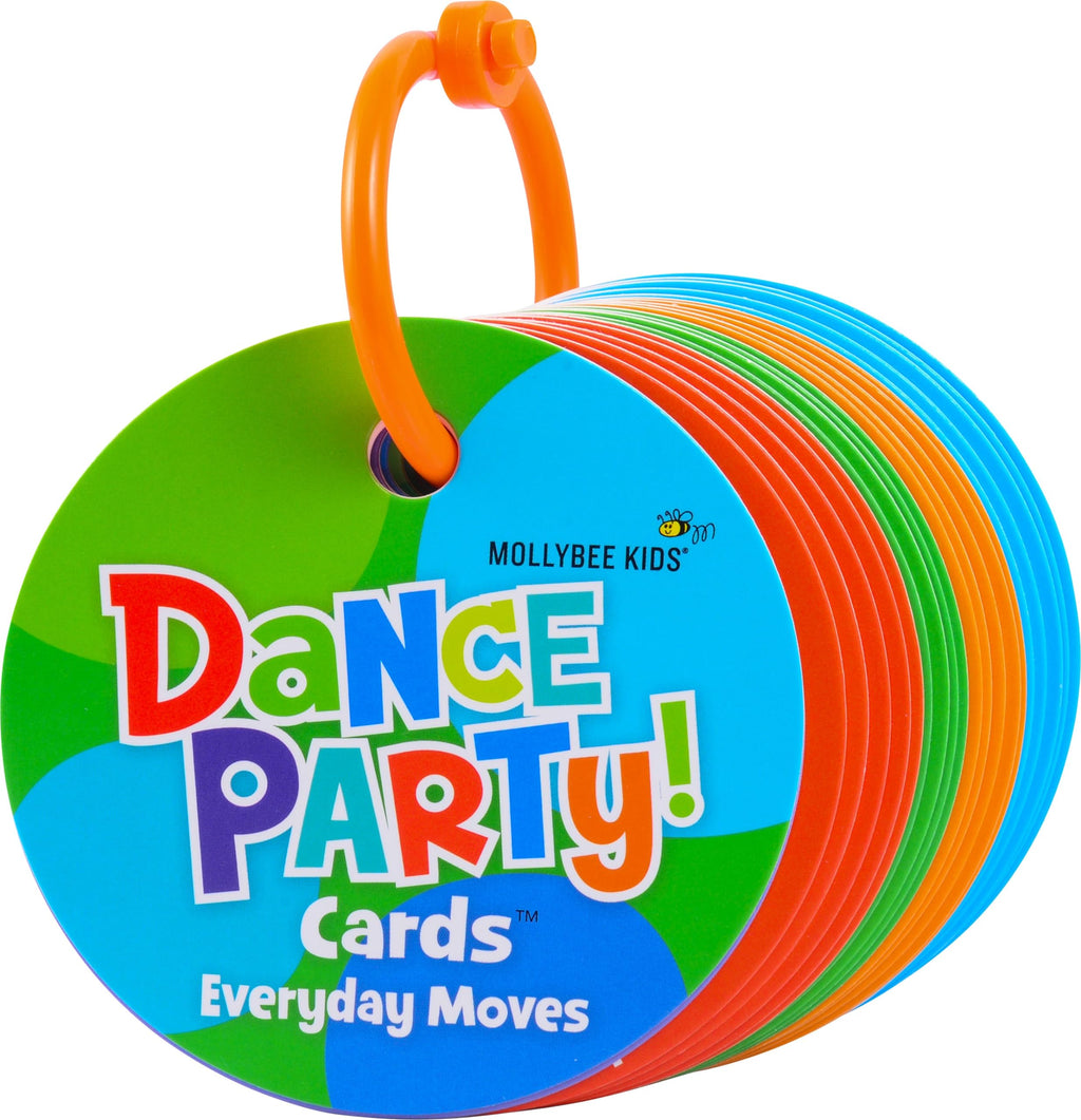 MOLLYBEE KIDS Preschool Dance Party Cards – 20 Everyday Moves for Ages 3+