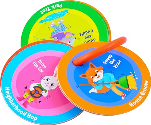 MOLLYBEE KIDS Preschool Dance Party Cards – 20 Everyday Moves for Ages 3+
