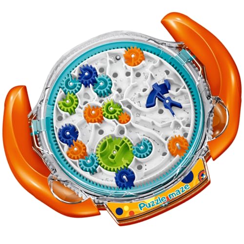 Mom&myaboys 3D Maze Puzzle Game – Brain Teaser for Ages 8+ (Orange)
