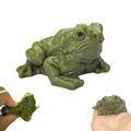 Momoliya Realistic Fake Frog Prank – Cold & Slimy TPR Gag Toy, Stress Relief, Life-Size Green Frog
