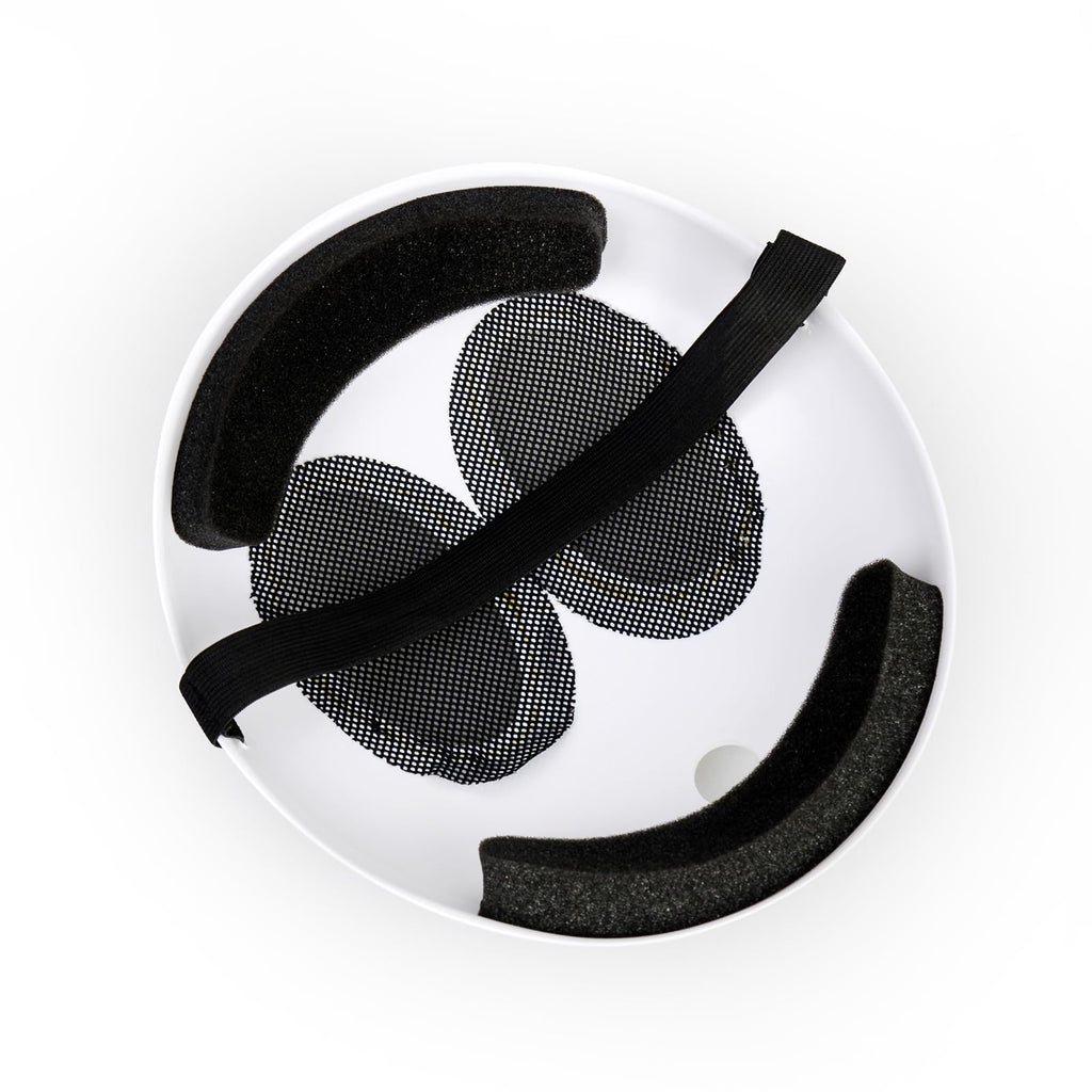 Monisorly White Shy Guy Full Face Mask – PVC Cosplay Prop for Halloween & Carnivals