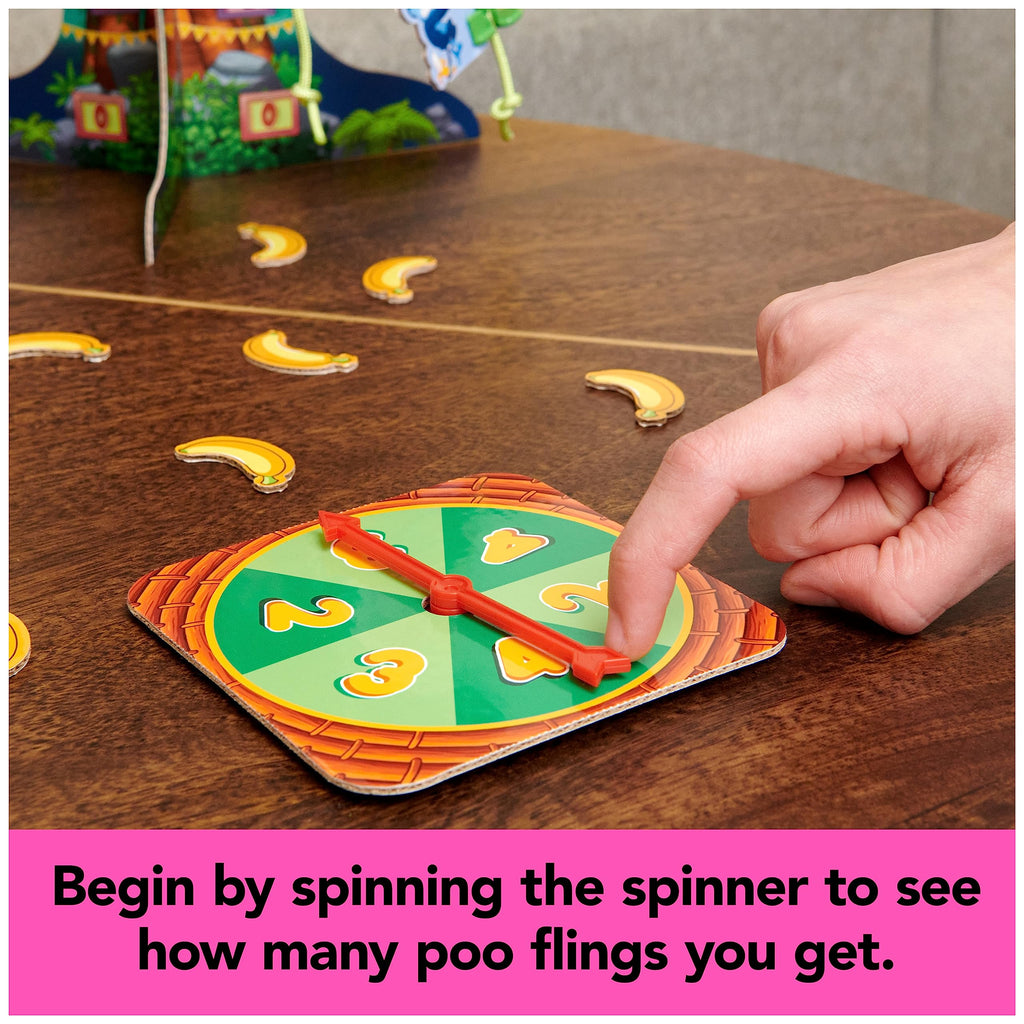 Monkey See Monkey Poo: Interactive Banana-Scented Dough Flinging Game for Kids Ages 4+