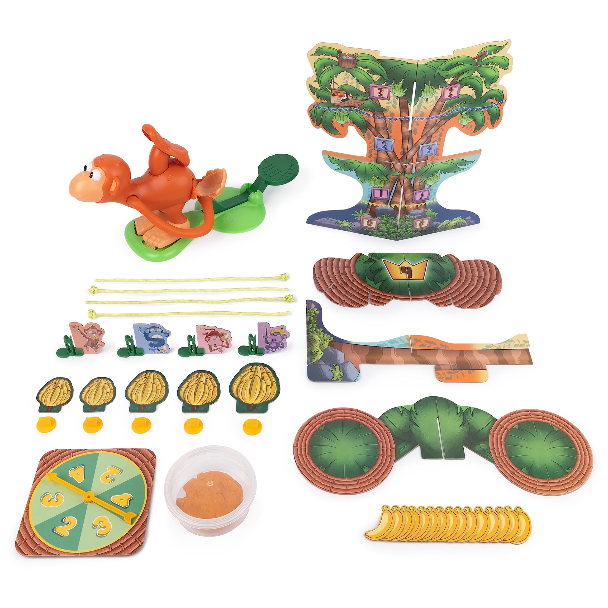 Monkey See Monkey Poo: Interactive Banana-Scented Dough Flinging Game for Kids Ages 4+