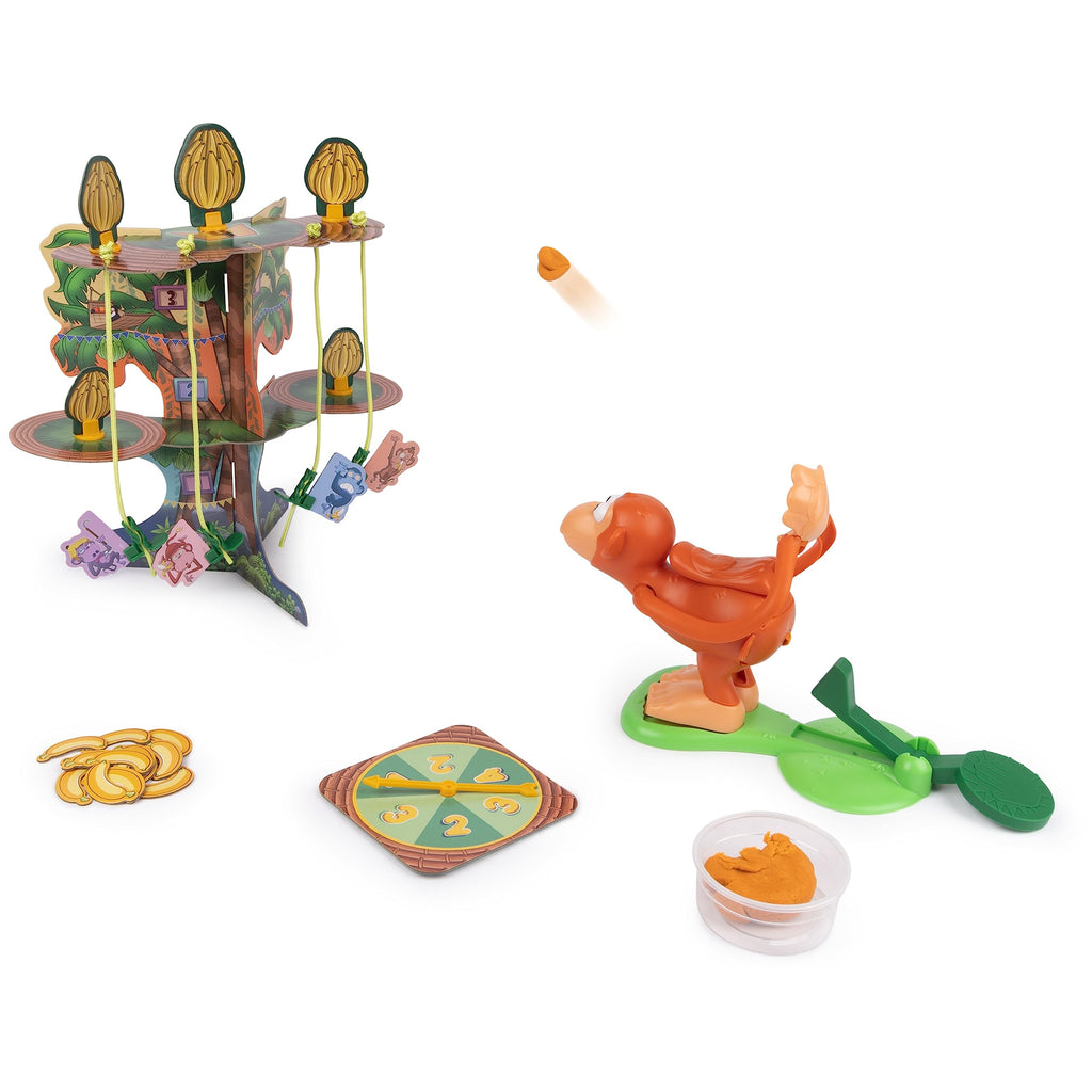 Monkey See Monkey Poo: Interactive Banana-Scented Dough Flinging Game for Kids Ages 4+