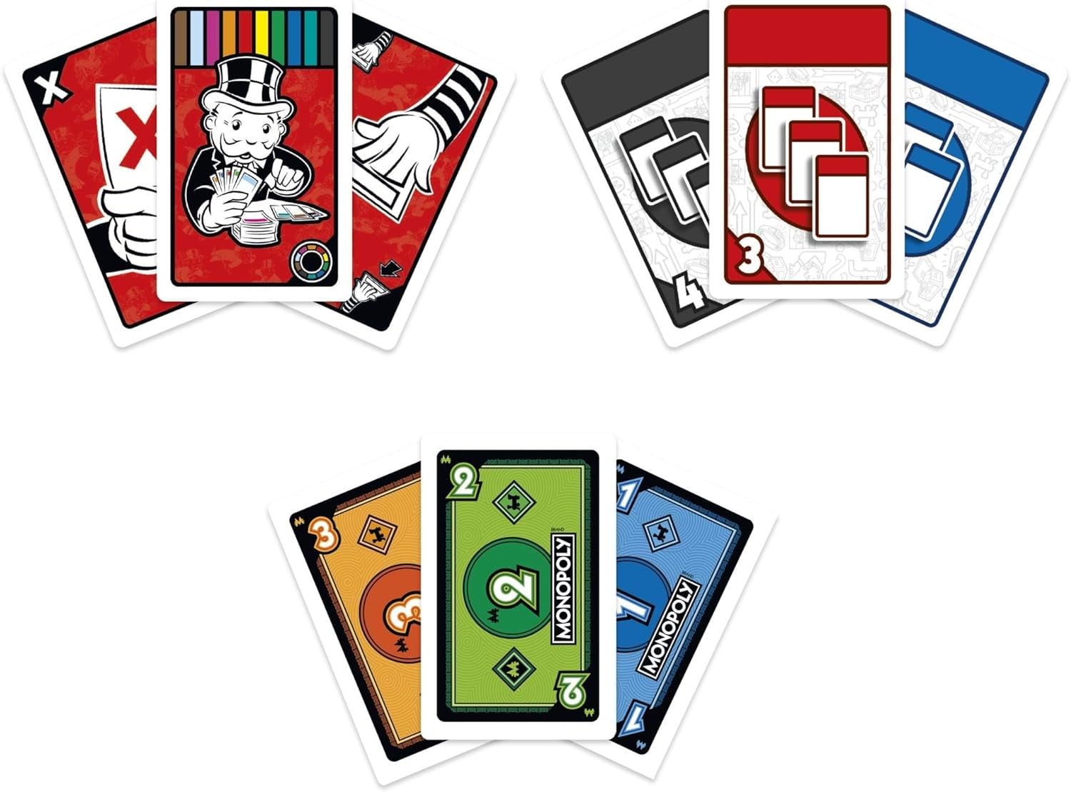 Monopoly Bid – Fast-Paced Auction Card Game for 4 Players, Ages 7+
