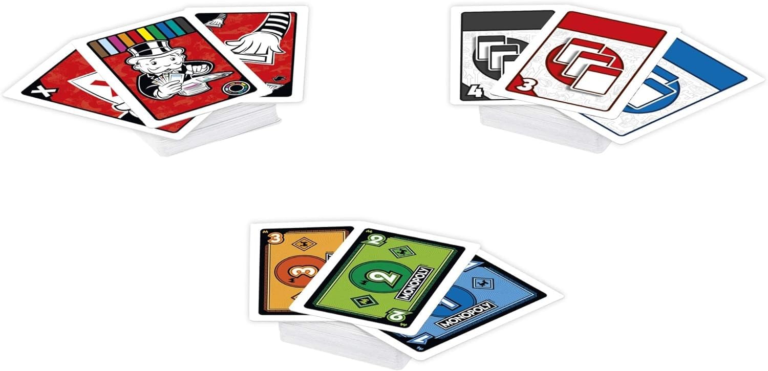 Monopoly Bid – Fast-Paced Auction Card Game for 4 Players, Ages 7+