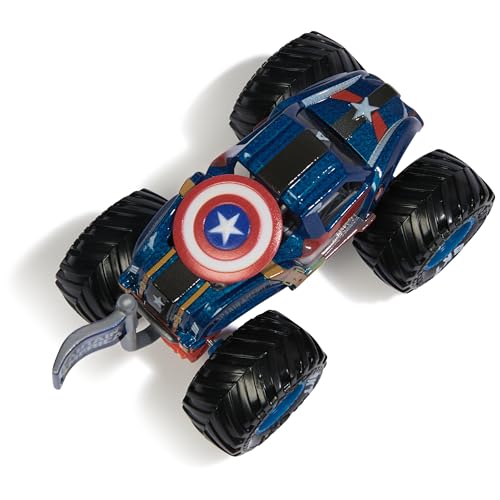 Monster Jam Marvel Captain America 1:64 Scale Die-Cast Truck