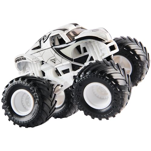 Monster Jam Marvel Spider-Man 1:64 Scale Die-Cast Monster Truck Toy for Kids Ages 3 and Up