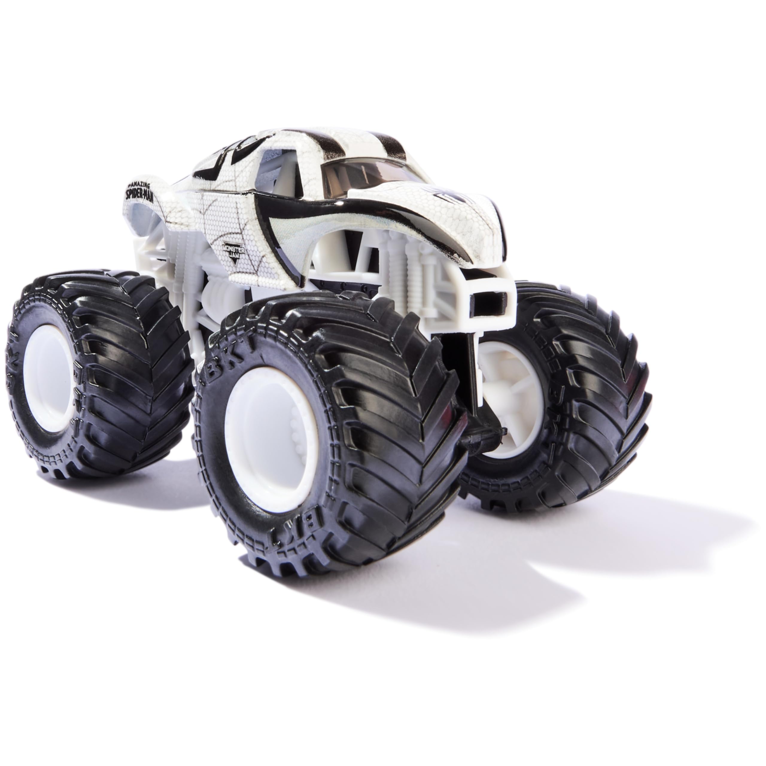 Monster Jam Marvel Spider-Man 1:64 Scale Die-Cast Monster Truck Toy for Kids Ages 3 and Up