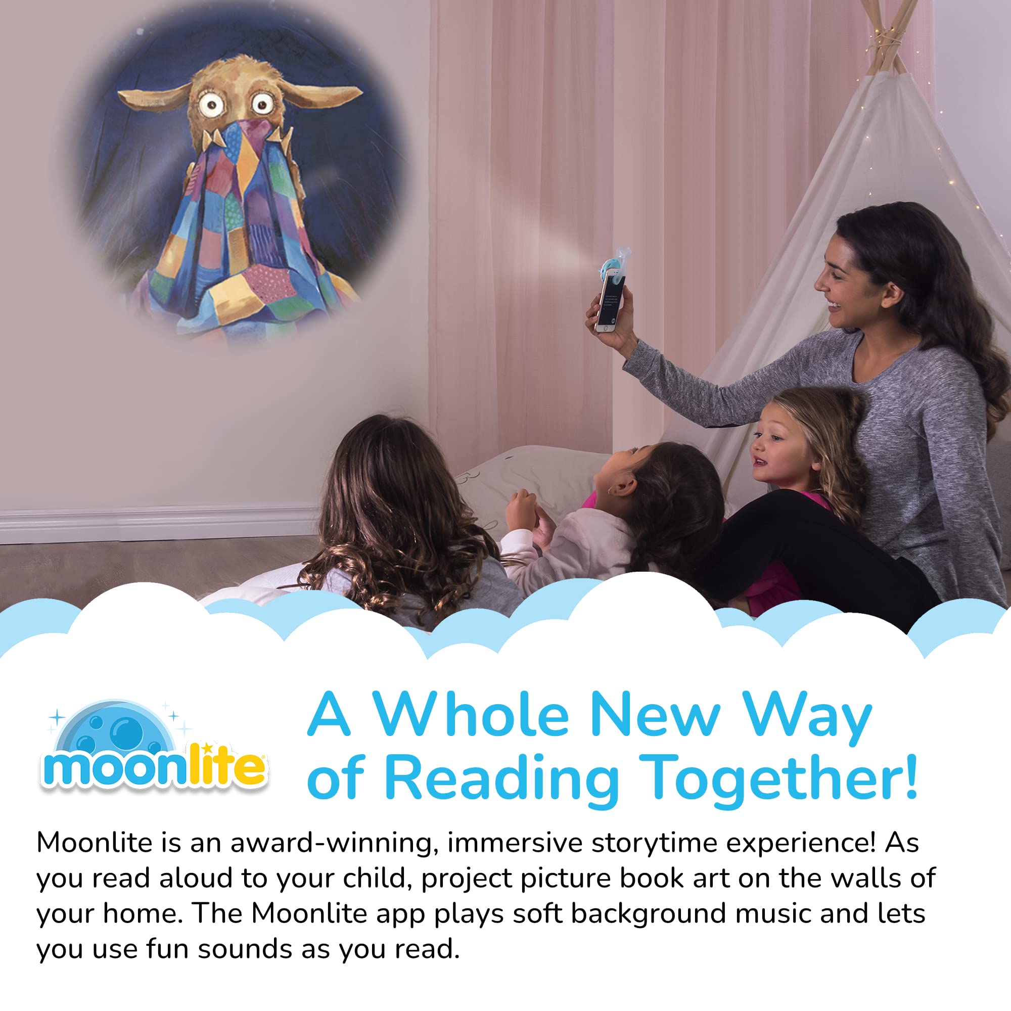 Moonlite Llama Llama Red Pajama Story Disc – Interactive Storytime with Sound Effects for Toddlers 1 Year+