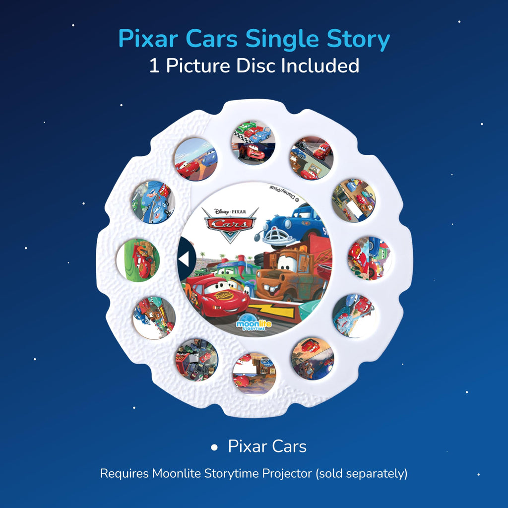 Moonlite Pixar Cars Story Disc – Projected Storybook Art & Sound Effects for Ages 1-6