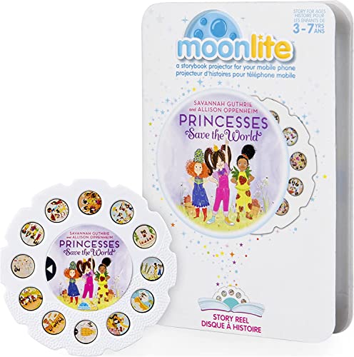 Moonlite Princesses Save the World Story Reel for Flashlight Projector – Ages 12M+