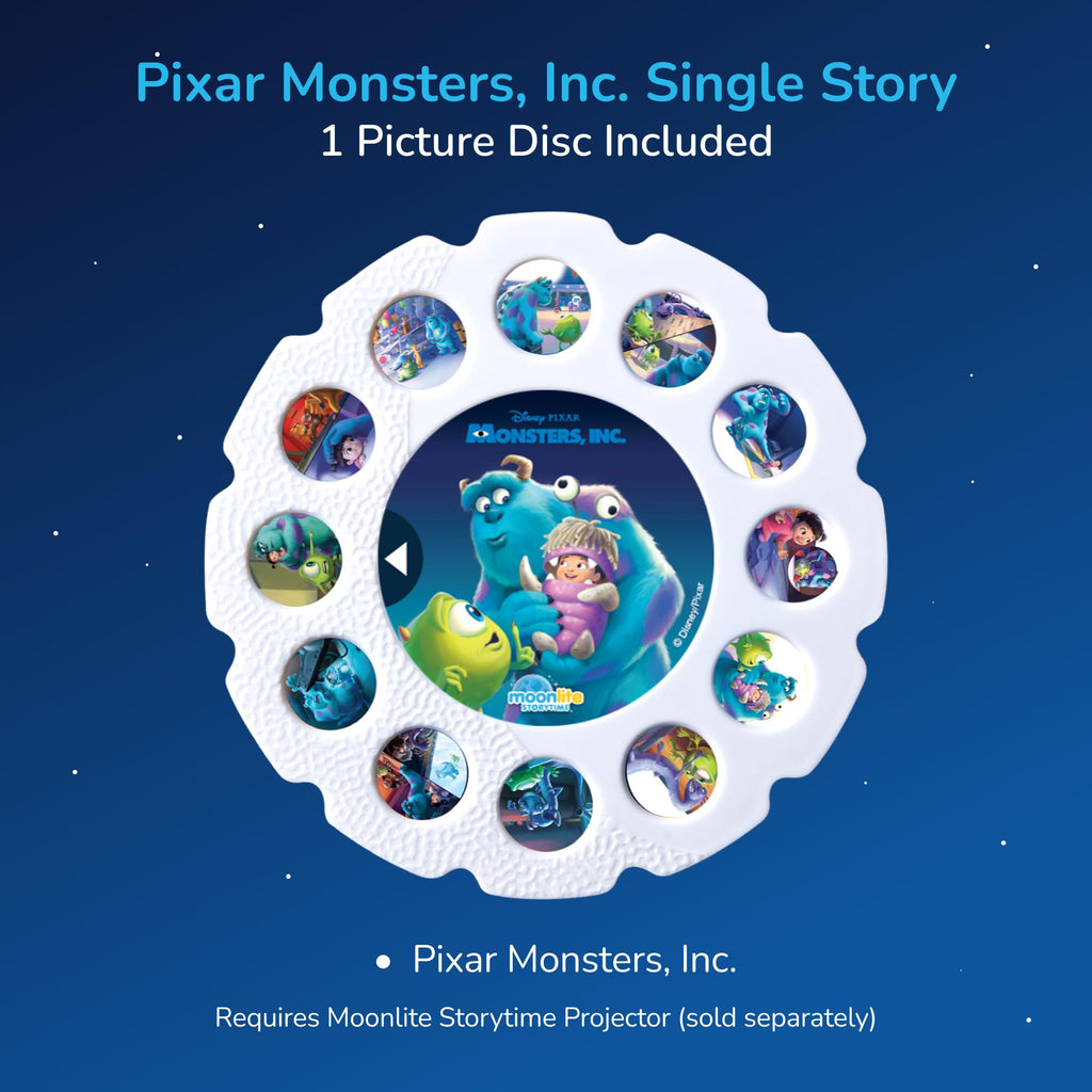 Moonlite Storytime Disc for Pixar Monsters, Inc. – Projection Story with Sound Effects & Music (Projector Sold Separately)
