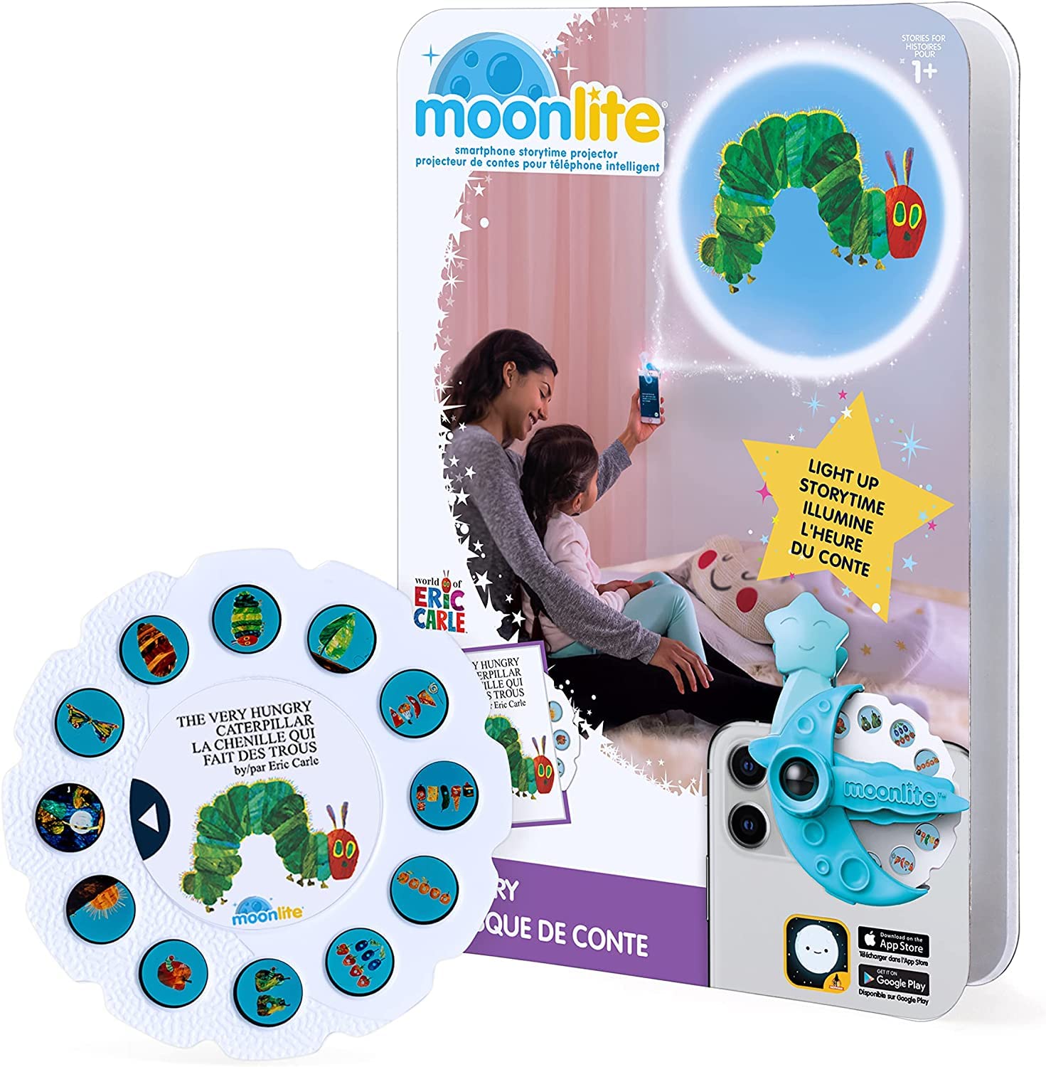 Moonlite The Very Hungry Caterpillar Story Reel – Single Pack for Kids 12 Months+