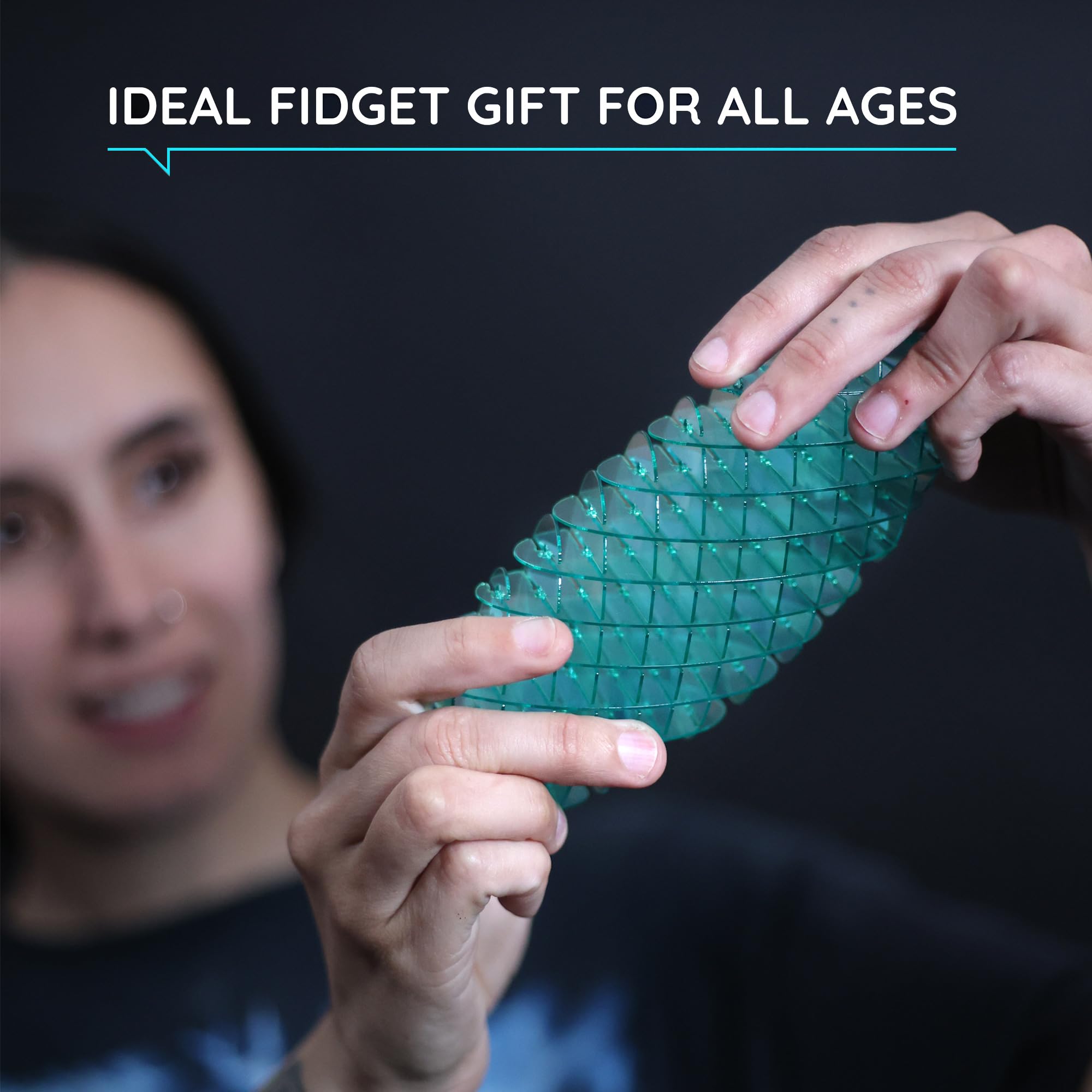 Morf Fidget Worm – Flexible Stretchy Sensory Toy for Stress Relief and Focus, for Kids Teens and Adults