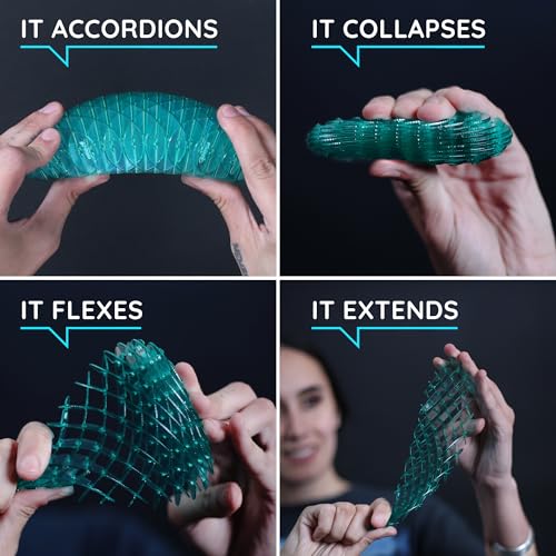 Morf Fidget Worm – Flexible Stretchy Sensory Toy for Stress Relief and Focus, for Kids Teens and Adults