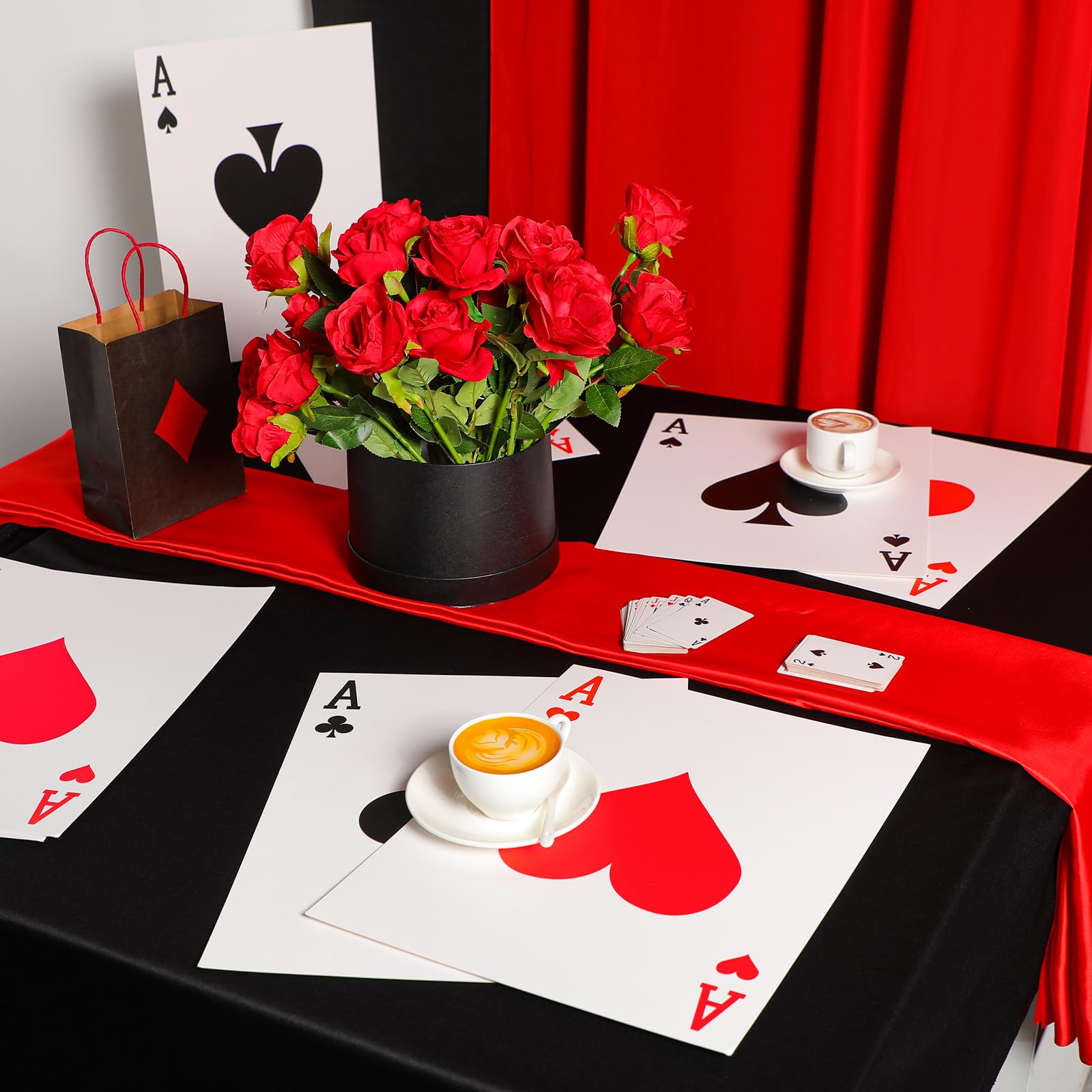 MotiMind Jumbo Playing Cards 8-Pack – 15.8 x 12.6 Inch Giant Deck for Casino Parties & Family Game Night