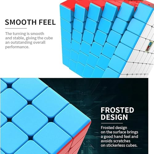 Moyu Meilong 6x6 V2 Speed Cube – Stickerless Entry-Level 6x6 Puzzle Cube 61mm