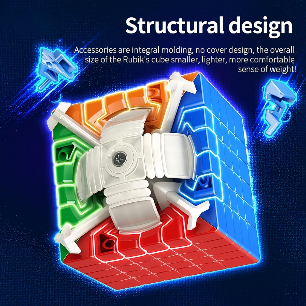Moyu Meilong 6x6 V2 Speed Cube – Stickerless Entry-Level 6x6 Puzzle Cube 61mm