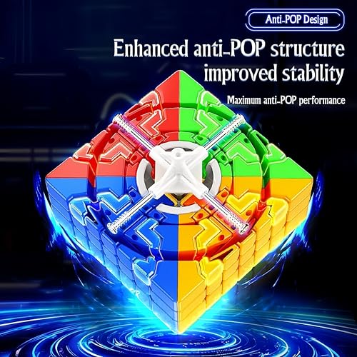 MoYu Meilong 7x7 V2 Speed Cube – Stickerless Frosted 7x7x7 for All Ages