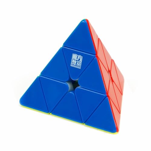 MoYu RS Pyramid Magnetic Speed Cube: Stickerless Triangle Puzzle with Dual Adjustment