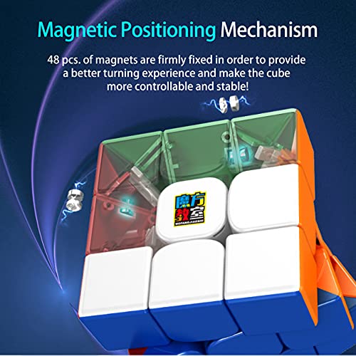 MoYu RS4M 2020 4x4 Speed Cube – 96 Magnets, Stickerless, Dual Adjustment, Budget-Friendly