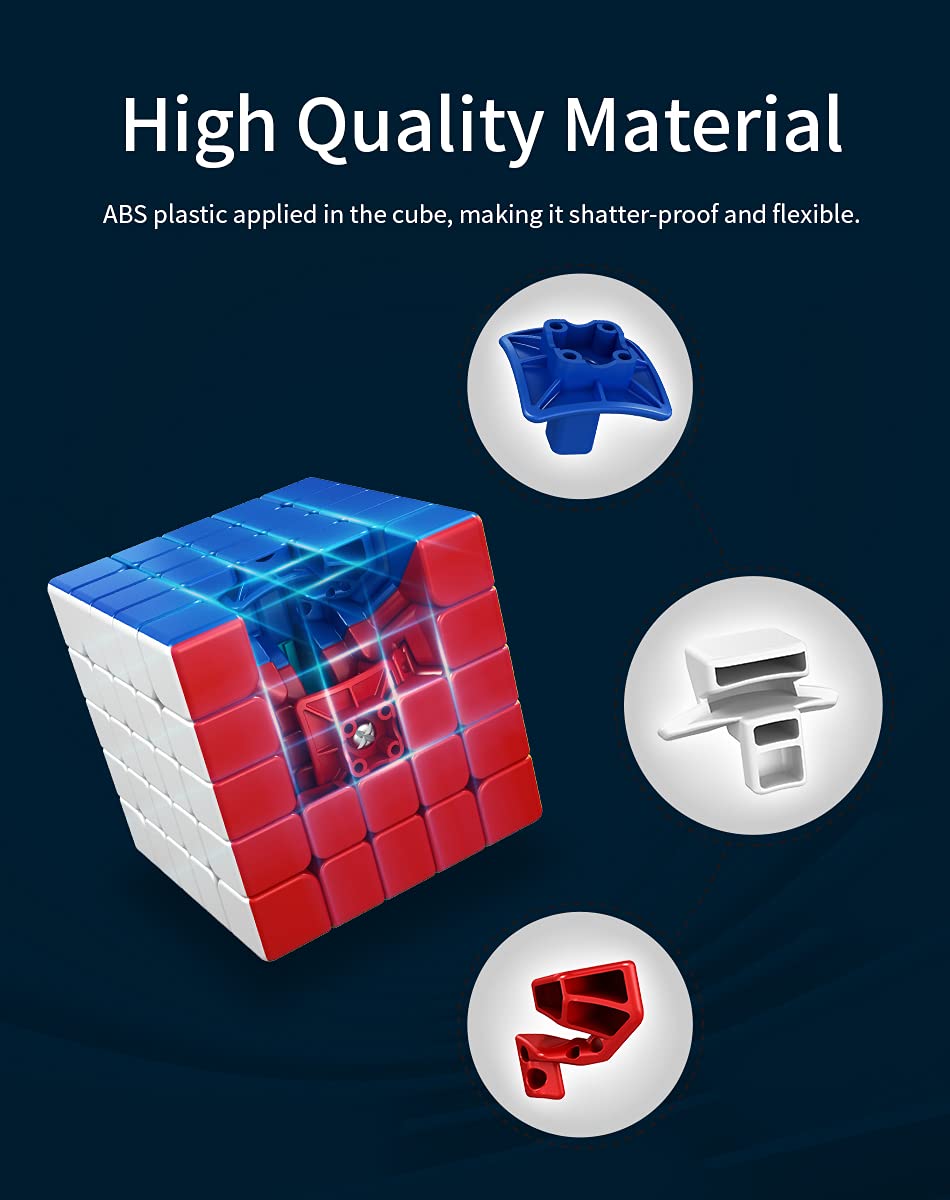 MoYu RS4M 2020 4x4 Speed Cube – 96 Magnets, Stickerless, Dual Adjustment, Budget-Friendly