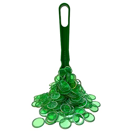 MR CHIPS Upgraded Bingo Magnetic Wand & 200 Plastic Chips with Metal Rings – 7 Colors, Heavy-Duty Magnet, Made in USA