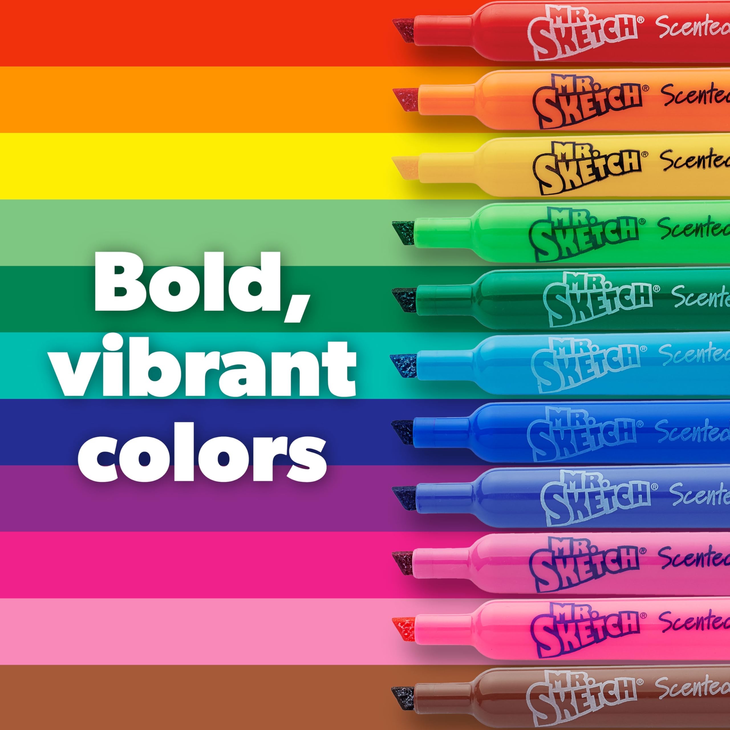 Mr. Sketch Scented Markers 22-Pack: Chisel Tip, Assorted Colors, Non-Toxic for Kids