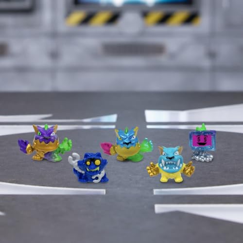 MrBeast Lab Swarms Atomic Lab 5 Pack – 2 Water-Reveal Figures Plus 3 Ready Micro Beasts, Over 85 to Collect, Ages 5+