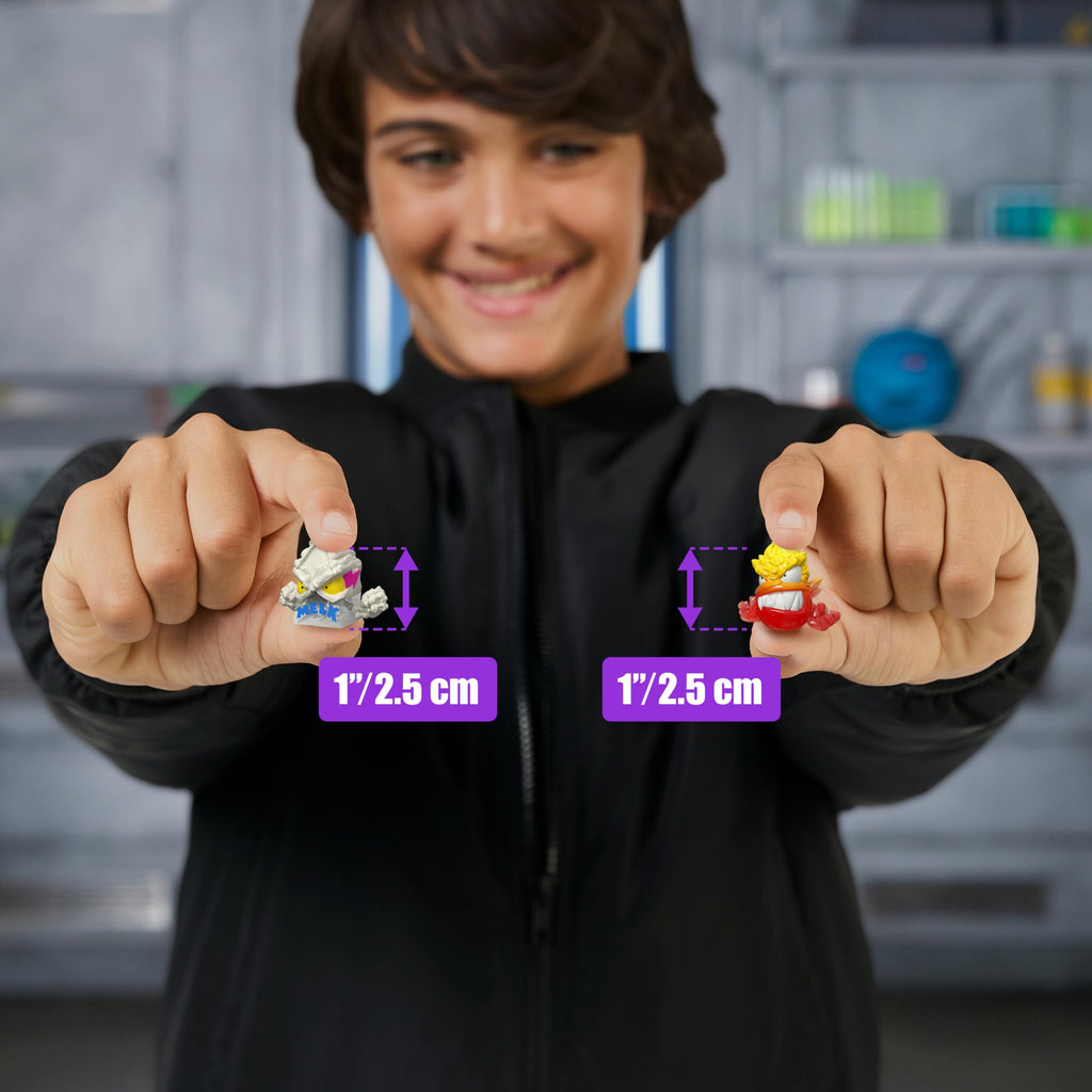 MrBeast Lab Swarms Series 3 Hyper Fusion 14-Pack - Milk Bones Micro Beasts with Stickers and Fusion Caps