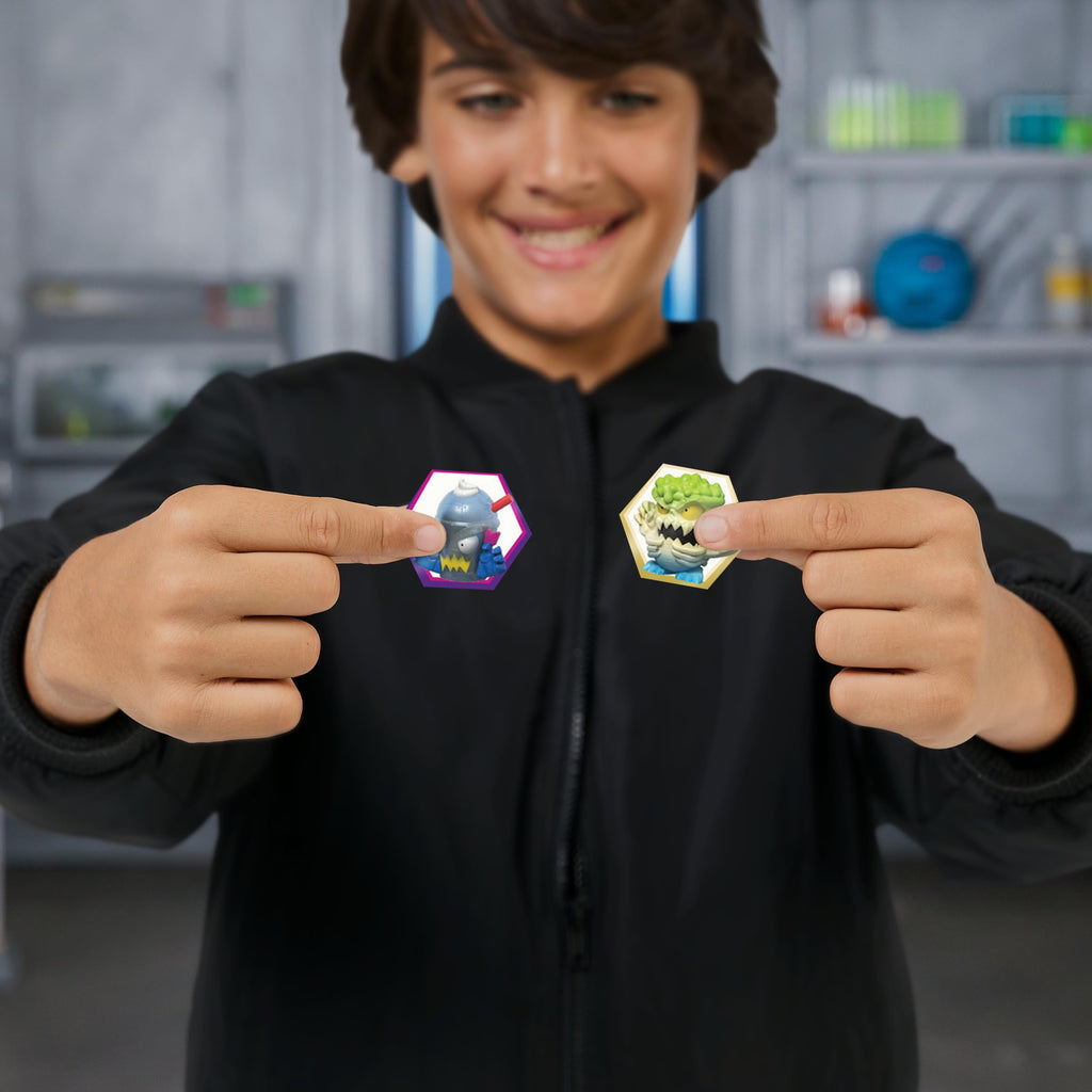 MrBeast Lab Swarms Series 3 Hyper Fusion 6 Pack – Micro Beasts, Stickers & Fusion Caps