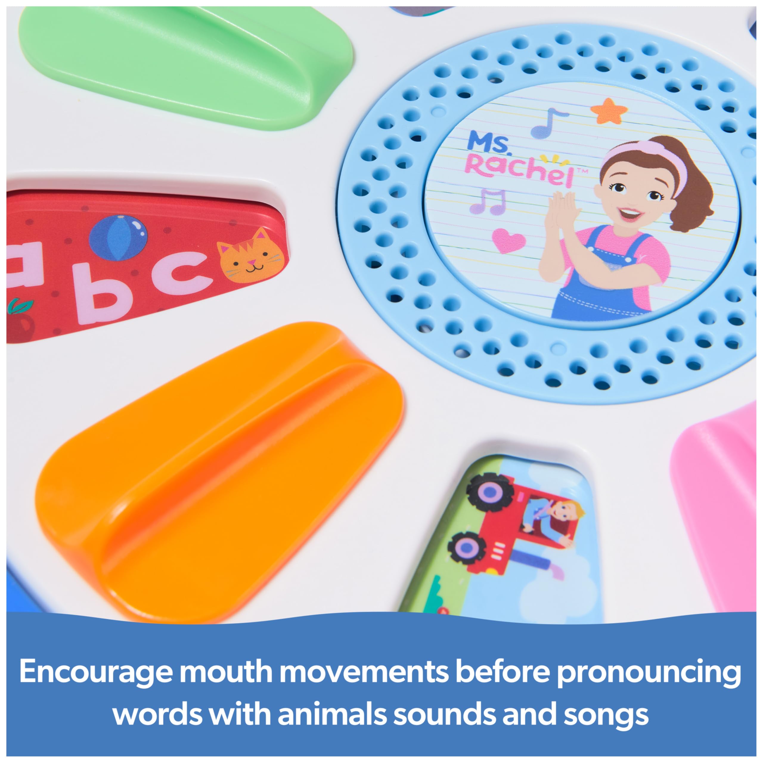 Ms. Rachel Spin Along Learning Wheel – Interactive Toddler Toy with 3 Play Modes