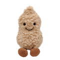 MUALML 6" Peanut Plush Toy with Legs – Soft Stuffed Animal, Keychain, Funny Food Gift for Kids