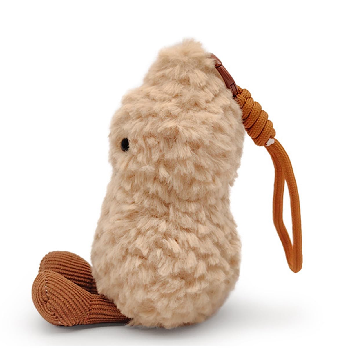 MUALML 6" Peanut Plush Toy with Legs – Soft Stuffed Animal, Keychain, Funny Food Gift for Kids