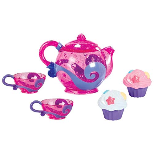 Munchkin Bath Tea and Cupcake Set – Toddler Bath Toys for Kids Ages 2+ : Fun Pretend Play with Squirting Cupcakes and Rattle Teapot