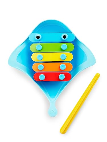 Munchkin Dingray Xylophone Bath Toy – Floating Stingray with 5 Colorful Keys for Ages 12 Months+