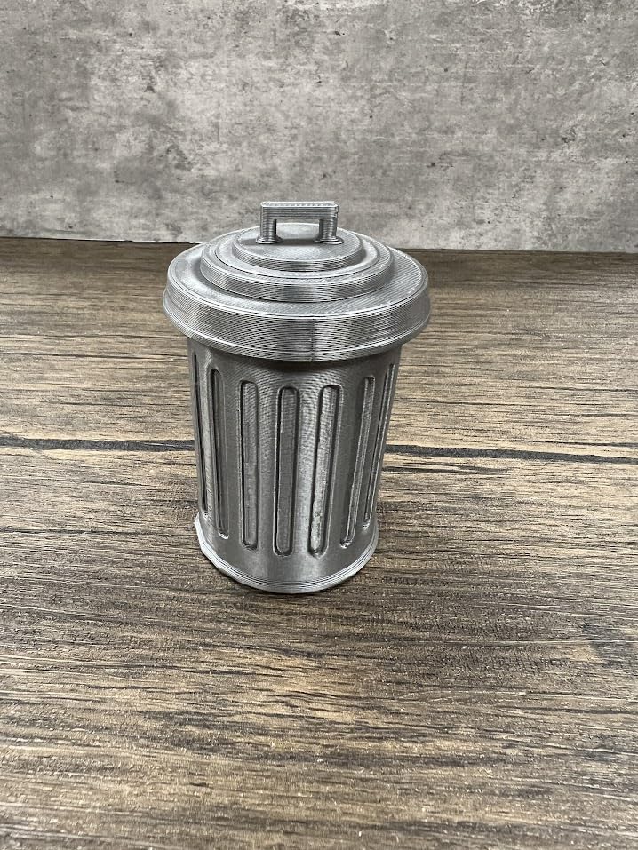 Munnygrubbers Articulating Raccoon Fidget Toy with Trash Can - 3D Printed Poseable Desk Toy