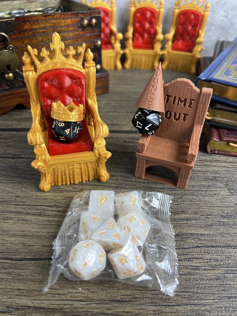 MunnyGrubbers Dice Jail Combo A – 5-Piece Punishment & Reward Set with Random D20 Dice